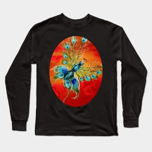 peacockbuttefly Long Sleeve T-Shirt